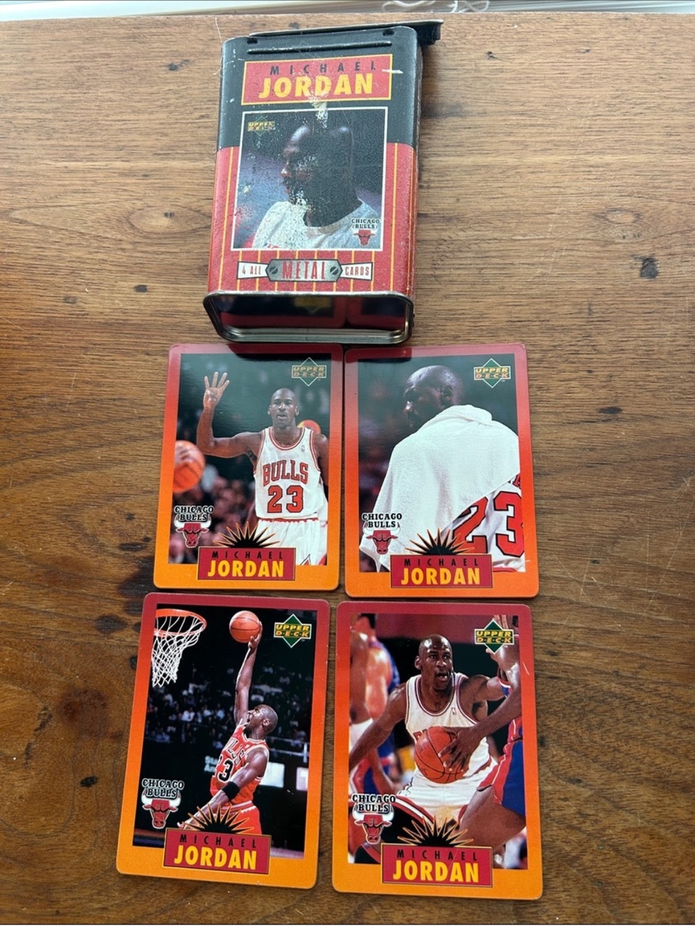 Vintage Upper Deck Michael Jordan metal cards